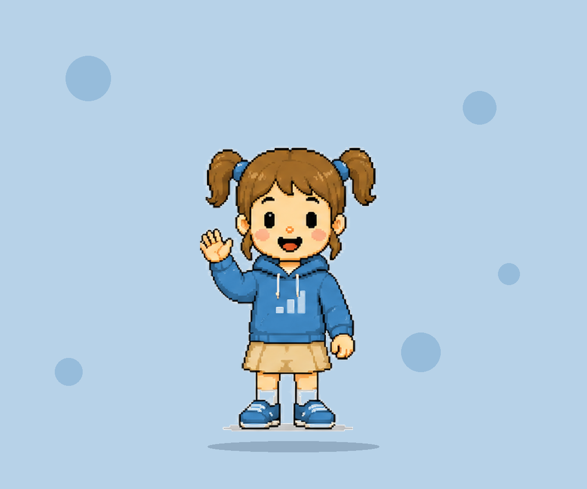System Kid Girl, ready for the mission