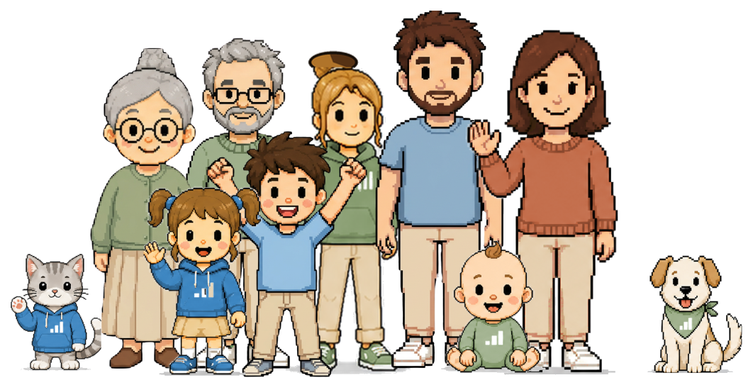 The whole SYSTEM-WORKS family together